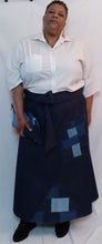Load image into Gallery viewer, Denim Patchwork Maxi Skirt